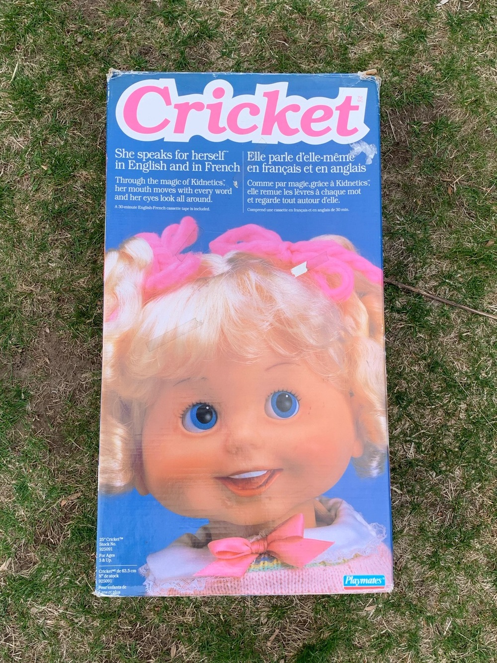 Vintage Cricket Talking Doll